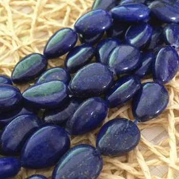 Sprzedaż hurtowa 13*18 mm, Naturalny Lapis lazuli, koraliki Z kamieni Szlachetnych, łzy, krople wody, modne ozdoby 