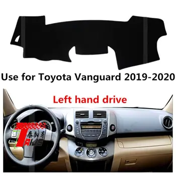 używać do Toyota Vanguard 2019-2020 Lewy kierownica Pokrywa deski Rozdzielczej Deska rozdzielcza Mata Dywanik Dywan Anty-UV Antypoślizgowy