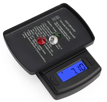 Ataller Mini Cyfrowe Wagi 0,01 g Wysoka Dokładność Elektryczny Podświetlenie Kieszeni Dla Biżuterii Gram Waga Kuchnia Jedzenie Max 500 g