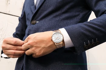 Marka ze Stali Nierdzewnej zegarek Kwarcowy Męskie Fabryczne Własne Bezpośrednie dostawy Źródło Klasy Zegarki Klas
